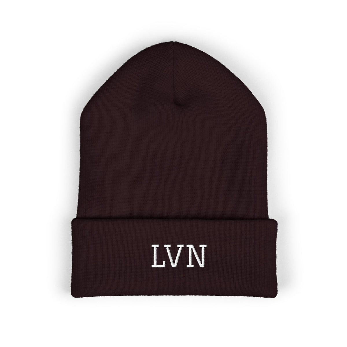 LVN Embroidered Cuffed Beanie