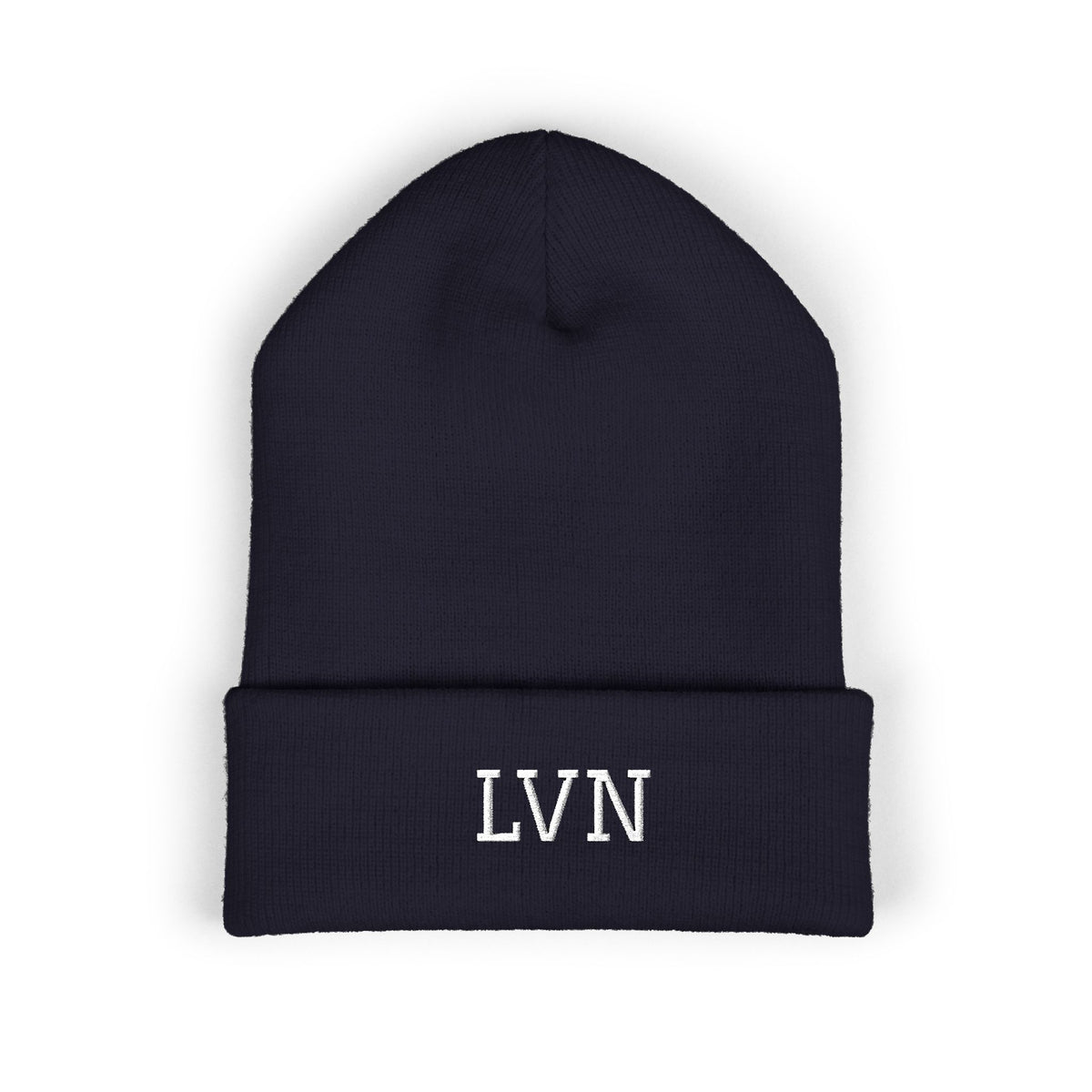 LVN Embroidered Cuffed Beanie