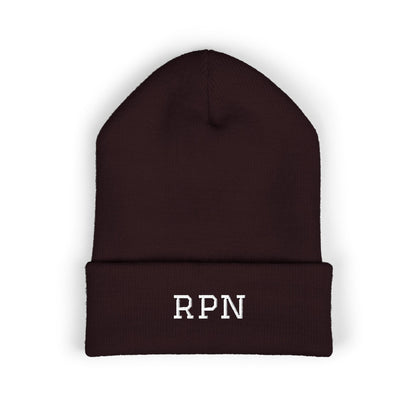 RPN Embroidered Cuffed Beanie