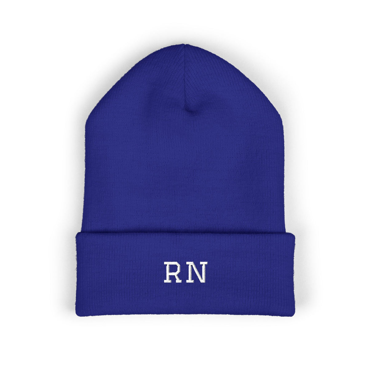 RN Embroidered Cuffed Beanie