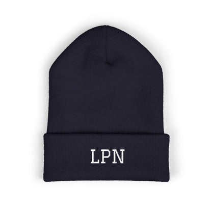 LPN Embroidered Cuffed Beanie