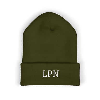 LPN Embroidered Cuffed Beanie