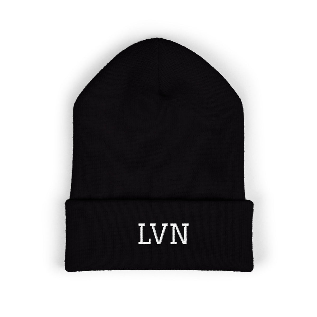 LVN Embroidered Cuffed Beanie
