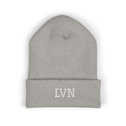 LVN Embroidered Cuffed Beanie