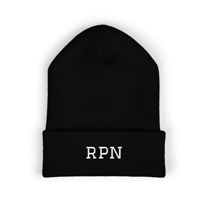 RPN Embroidered Cuffed Beanie