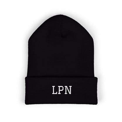 LPN Embroidered Cuffed Beanie