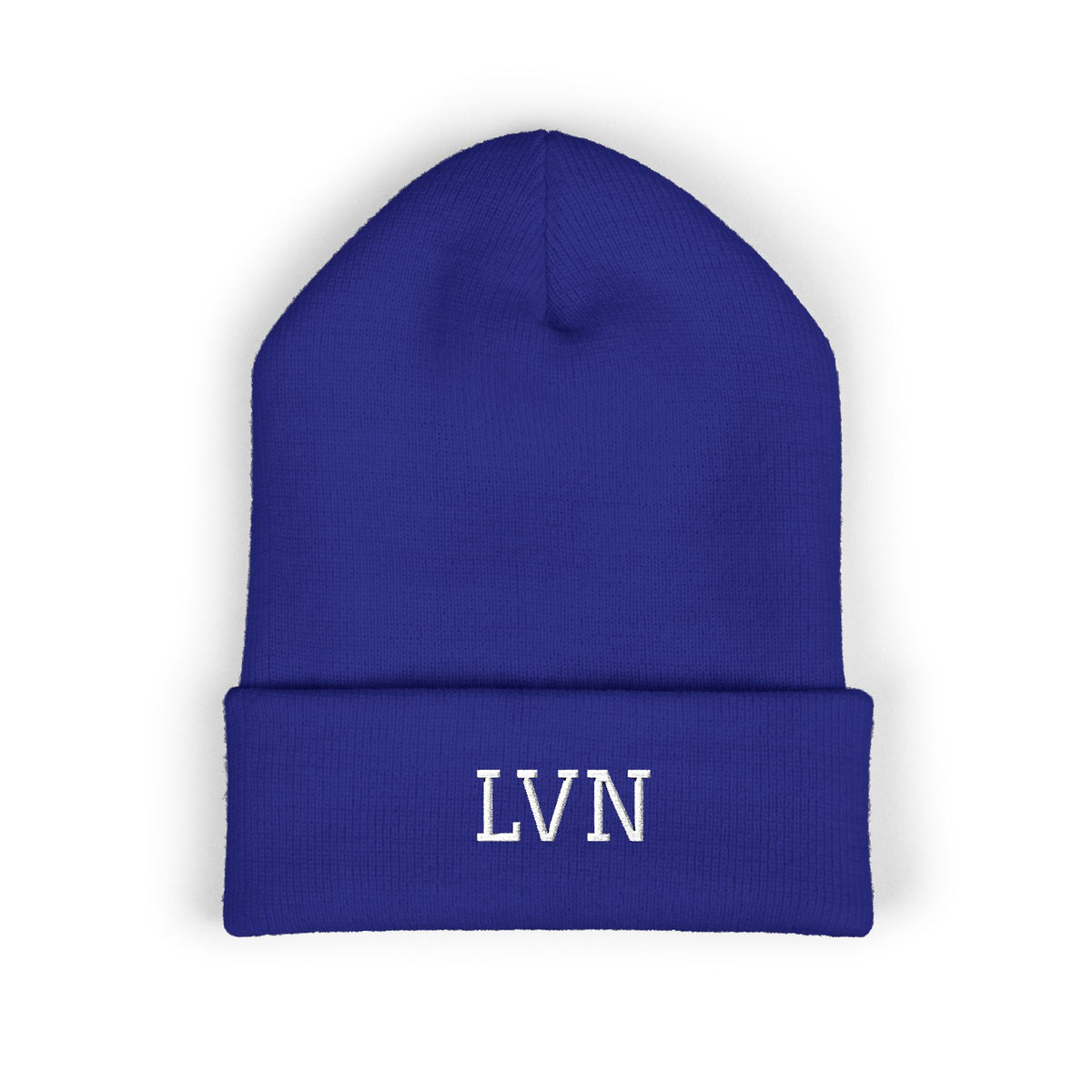 LVN Embroidered Cuffed Beanie