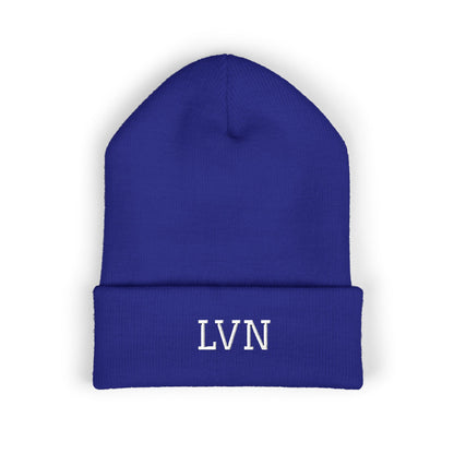 LVN Embroidered Cuffed Beanie