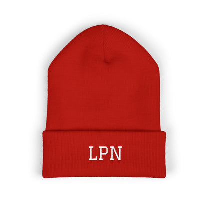 LPN Embroidered Cuffed Beanie