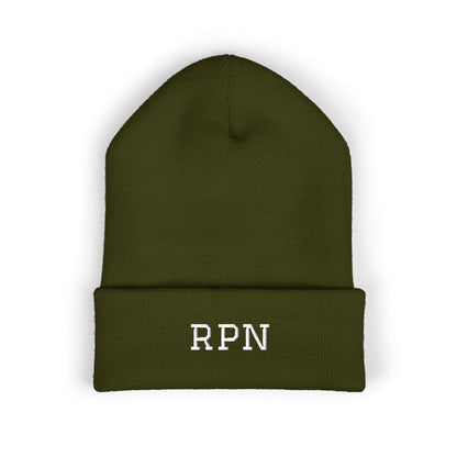 RPN Embroidered Cuffed Beanie