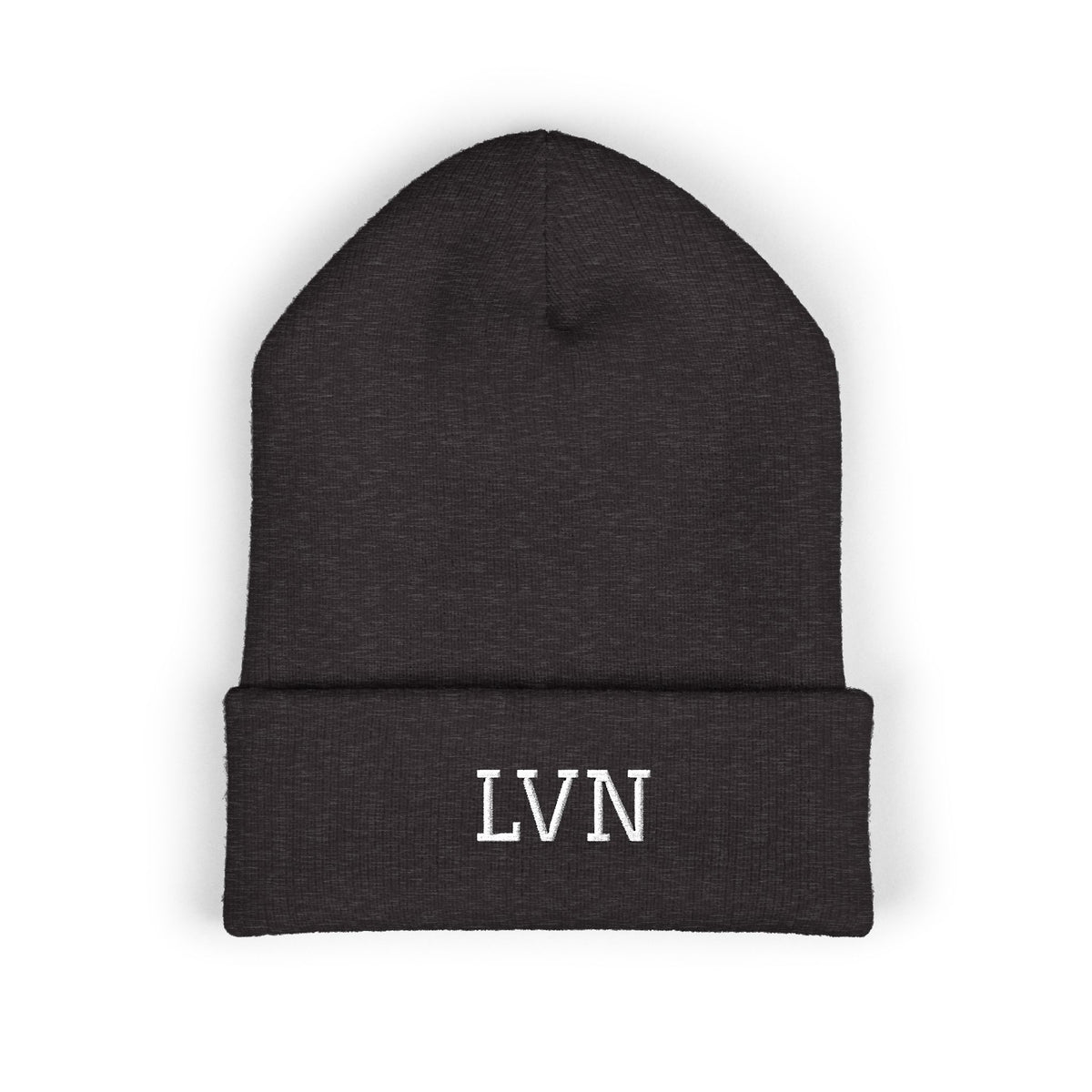 LVN Embroidered Cuffed Beanie