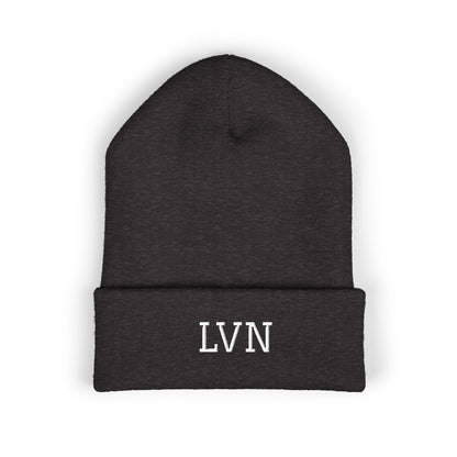 LVN Embroidered Cuffed Beanie