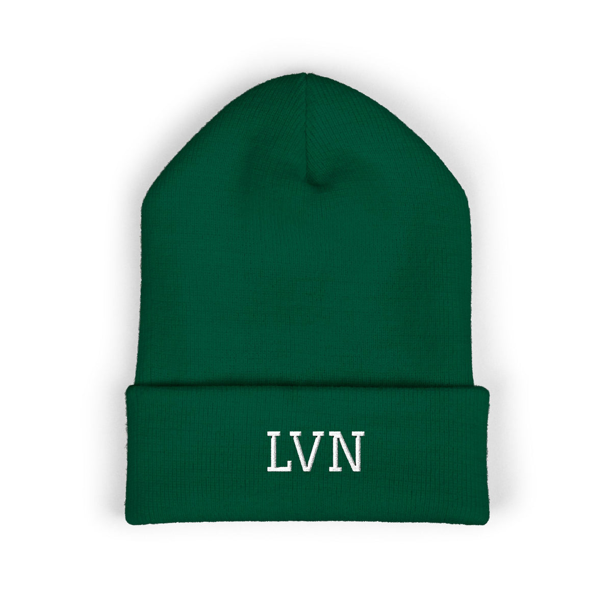 LVN Embroidered Cuffed Beanie