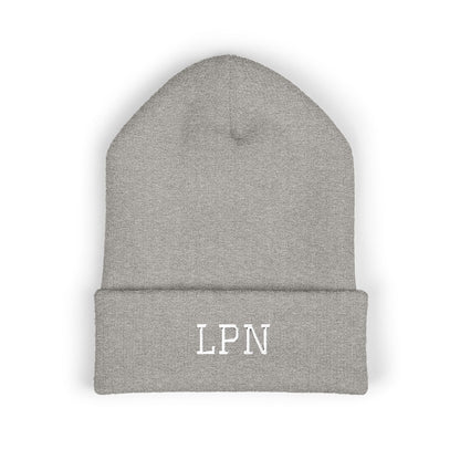 LPN Embroidered Cuffed Beanie