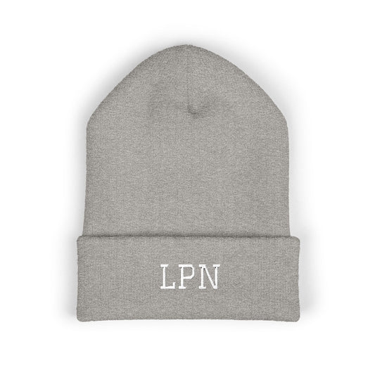 LPN Embroidered Cuffed Beanie