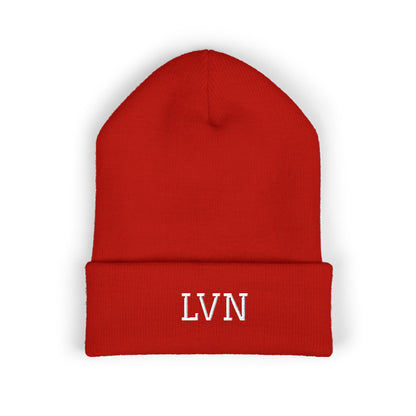 LVN Embroidered Cuffed Beanie